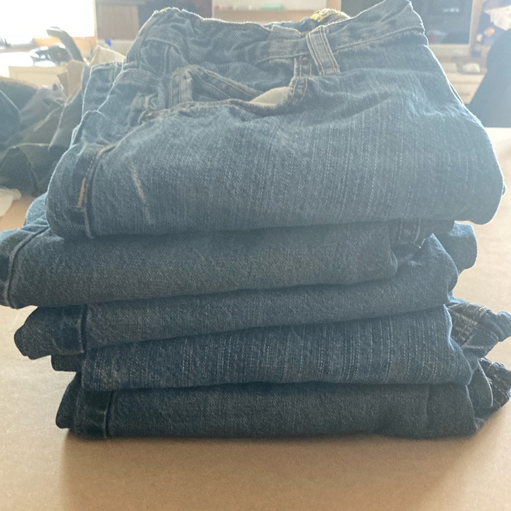 5 Pairs Old Navy Boys jeans size 18R with adjustable waist